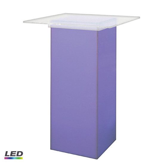 LED Acrylic High Top Table